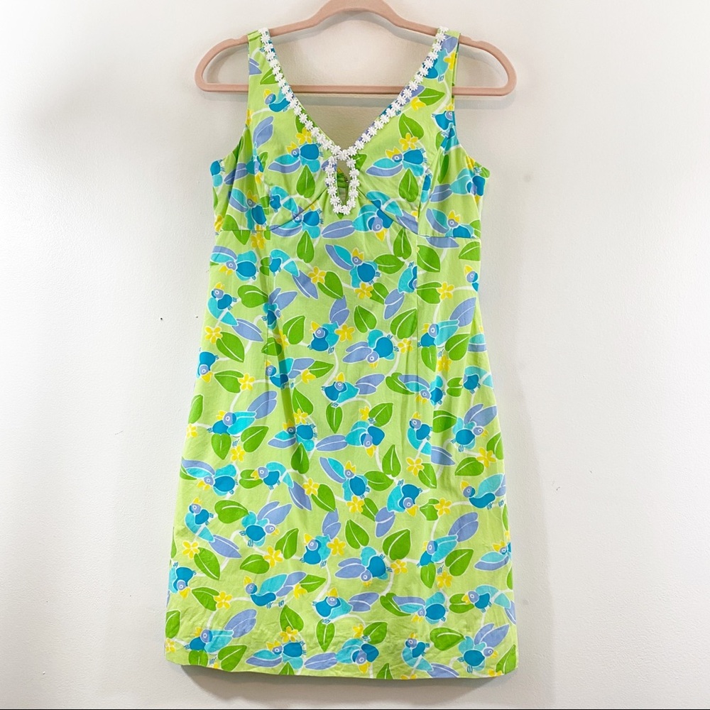 Lily Pulitzer Sleeveless Shift Dress Sz 6 - Picture 1 of 15